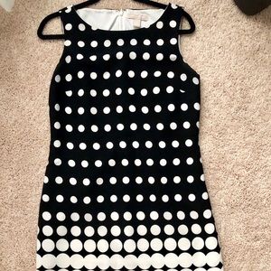Black & White polkadot Banana Republic dress